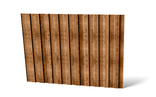 Профнастил С8-1150 (A,B) с покрытием Ecosteel 0.5 мм Кедр (под дерево)