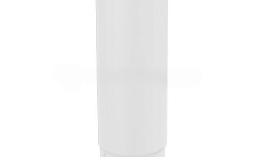 Соединительная труба Vegalux 90 мм 1 м RAL 9003