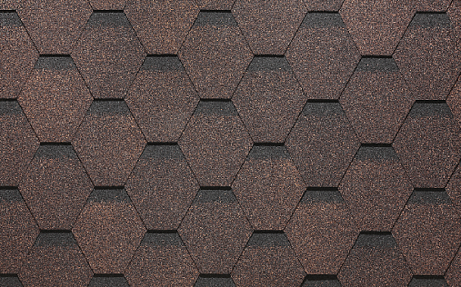 Гибкая черепица Docke Pie Standard Сота Коричневый (Деке Пай Стандард)