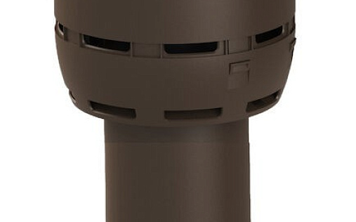 Вентиляционный выход канализации Vilpe Flow диаметром 110P/ИЗ/350 мм Коричневый