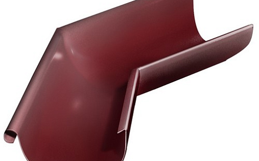 Угол желоба внешний Grand Line 135° 125 мм RAL 3005