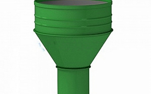 Водосборная воронка Эконом 125 мм RAL 6005