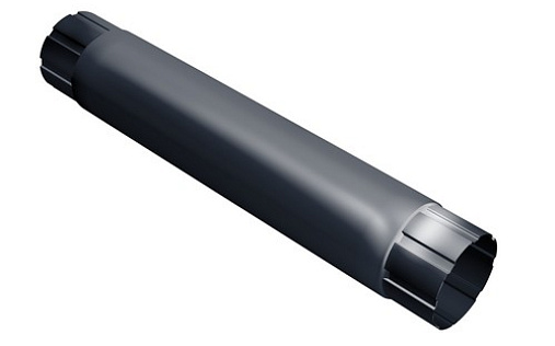 Труба круглая Grand Line 100 мм 1 м RAL 7024