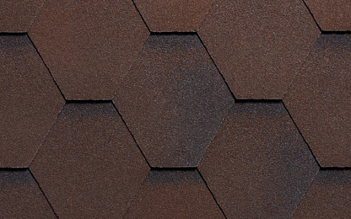 Гибкая черепица Ruflex Sota Темный шоколад