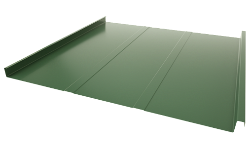 Двойной стоячий фальц Line Grand Line RAL 6005 с покрытием Atlas 0.5 мм