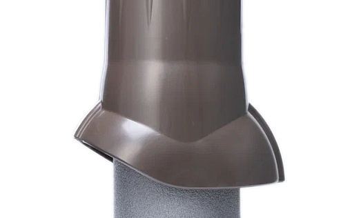 Выход канализации Gervent Static ИЗ 110/160 мм Тёмно-коричневый