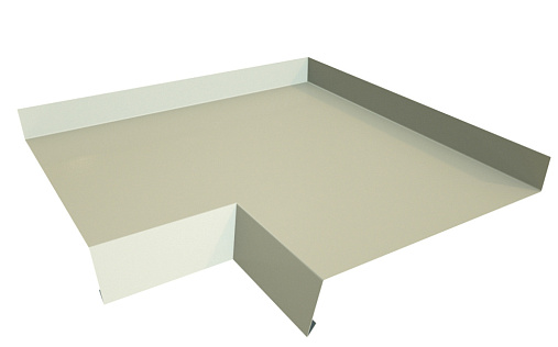 Угол отлива 200 внутренний Grand Line с покрытием Полиэстер 0,45 мм RAL 1015