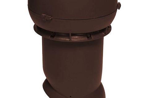 Вентиляционный выход Vilpe диаметром 160/ИЗ/500 мм Шоколадный