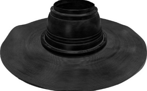 Проходка прямая Master Flash FR №6 диаметром 150-175 мм, 575х575 мм, чёрный, EPDM