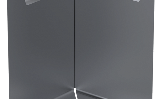 Угол внешний к лицевой планке водосточной системы Galeco HIDDEN