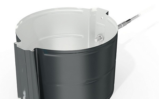 Кронштейн трубы на кирпич 140 мм RAL 7024