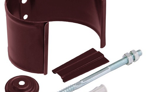 Кронштейн трубы на кирпич Grand Line 90 мм RAL 3005