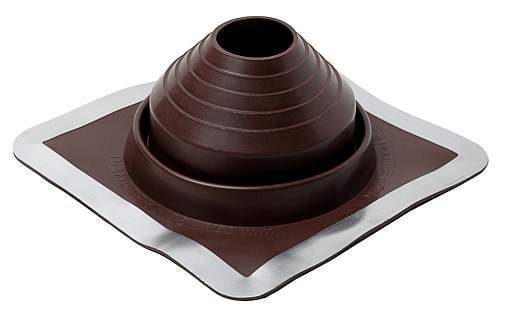 Проходка прямая Master Flash №4R диаметром 75-160 мм, 280х280 мм, коричневый, EPDM