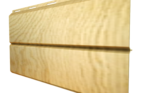 Металлический сайдинг Grand Line ЭкоБрус Golden Wood с покрытием Colority Print double 0.45 мм