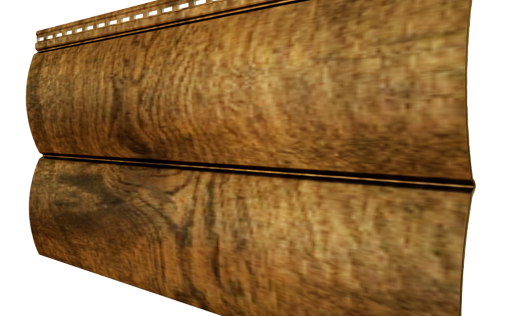 Металлический сайдинг Grand Line БлокХаус New Antique Wood с покрытием Colority Print 0.45 мм