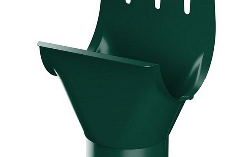 Воронка желоба Металл Профиль Foramina 125/100 мм RAL 6005