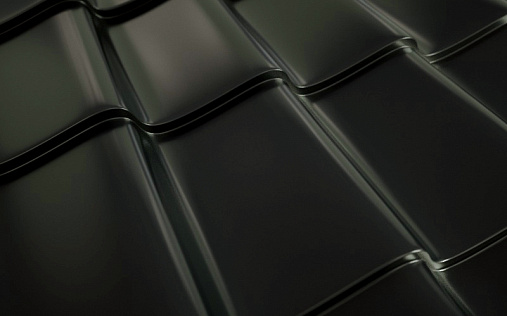 Профиль декоративный Ламонтерра XL RAL 9005 с покрытием VikingMP 0.45 мм