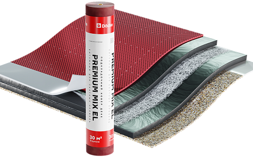Подкладочный ковёр Docke Premium Mix EL, 30 м2