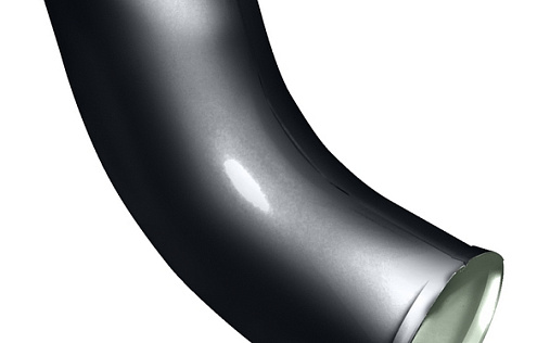 Колено стока Grand Line Optima 90 мм RAL 7024