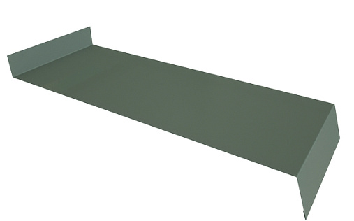 Отлив простой 250 Grand Line с покрытием Полиэстер 0,45 мм RAL 7005