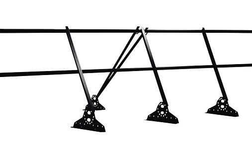 Кровельное ограждение Grand Line RAL 9005, 900 мм x 3 м