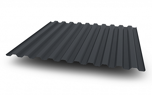 Профнастил С21-1000 0,45 мм Полиэстер RAL 7024