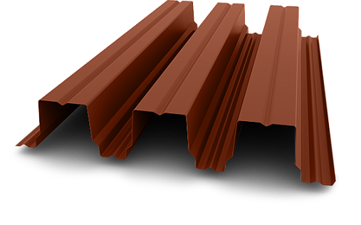 Профнастил Н114-600 0,8 мм Полиэстер RAL 8004