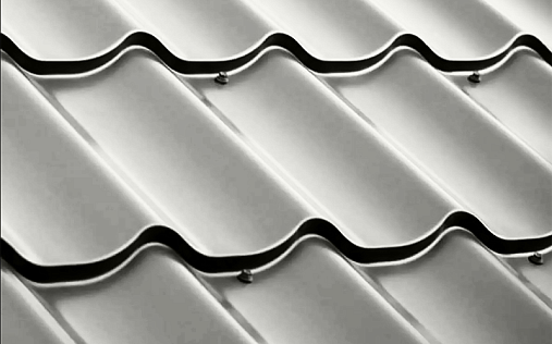 Металлочерепица Классик RAL 9003 с покрытием Satin 0.5 мм