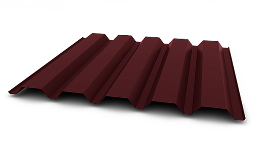 Профнастил С44-1000 (A,B) с покрытием Полиэстер 0.45 мм RAL 3005