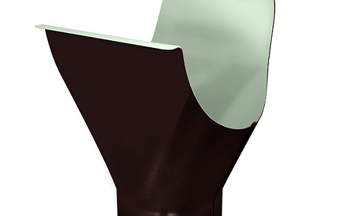 Воронка желоба Grand Line Optima 125/90 мм RAL 8017