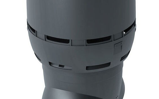 Вентиляционный выход Vilpe Flow XL диаметром 160/ИЗ/500 мм Серый