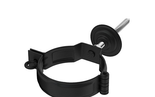 Кронштейн трубы на кирпич Aquasystem Премиум 100 мм, Pural Matt, RR 33