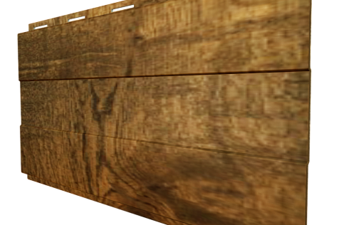 Металлический сайдинг с плёнкой Grand Line Вертикаль Prof Antique Wood с покрытием Colority Print 0.45 мм