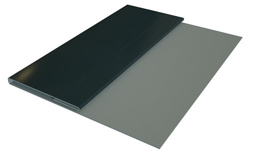 Планка стартовая Блок-Хаус new Grand Line с покрытием Velur X 0,5 мм RAL 7016