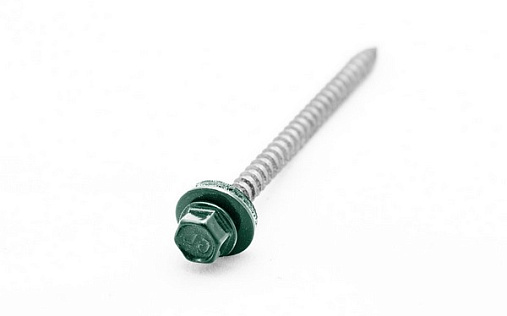 Кровельный саморез Grand Line Pro 4,8x70 мм RAL 6005 (100 шт.)