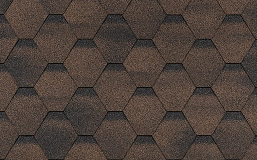Гибкая черепица Shinglas Финская Sonata Коричневый