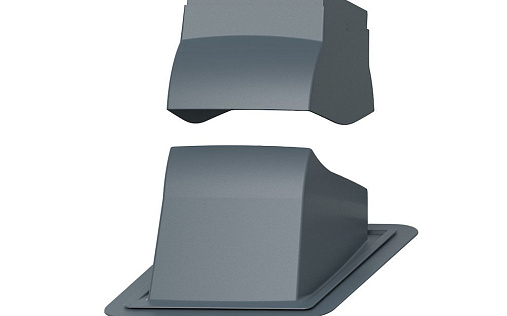 Проходной элемент Vilpe Piippu Modular Серый