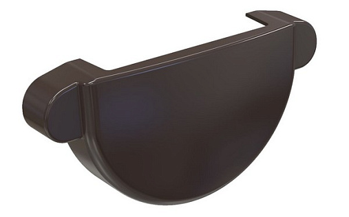 Универсальная заглушка желоба ПВХ GLC 152 мм RAL 8019