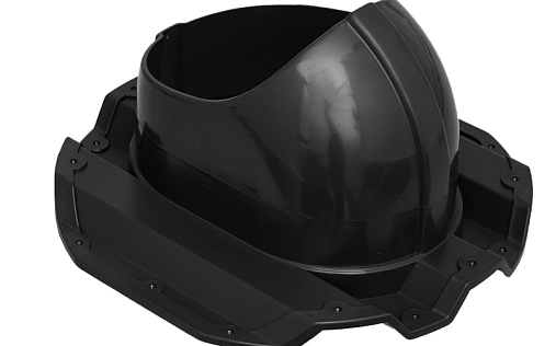 Проходной элемент Gervent Static для Профнастила-21 Чёрный