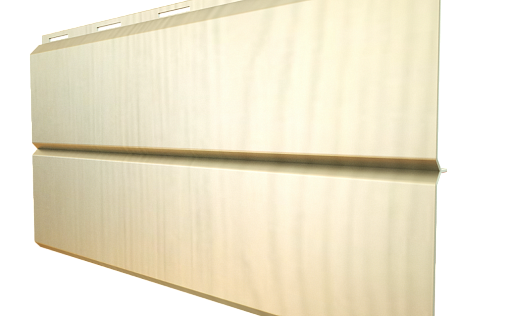 Металлический сайдинг Grand Line ЭкоБрус Silver Wood с покрытием Colority Print РФ 0.45 мм