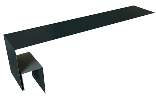 Планка околооконная сложная 200x50x12 (j-фаска) Grand Line с покрытием Velur X 0,5 мм RAL 7016