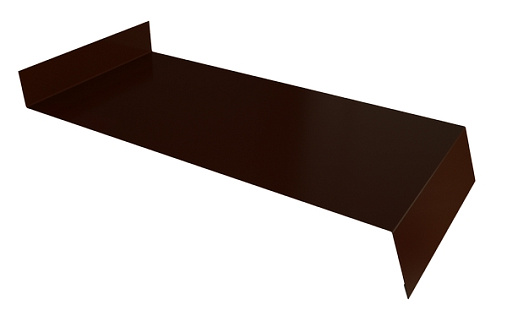 Отлив простой 200 Grand Line с покрытием Полиэстер 0,7 мм RAL 8017