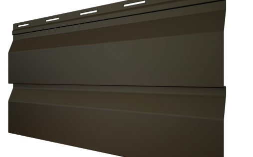 Металлический сайдинг Металл Профиль Корабельная доска RAL 7024 с покрытием Полиэстер 0.5 мм