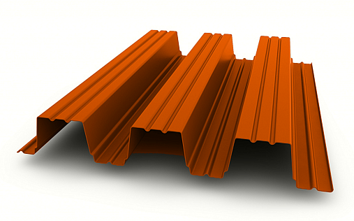 Профнастил Н114-750 0,7 мм Полиэстер RAL 2004