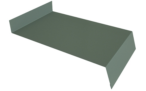 Отлив простой 150 Grand Line с покрытием Полиэстер 0,45 мм RAL 7005