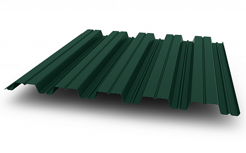 Профнастил НС44-1000 0,9 мм Полиэстер RAL 6005