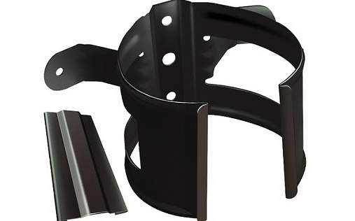 Хомут трубы металлический на дерево ПВХ Grand Line Дизайн 135/90 RR 32