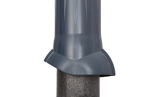 Вентиляционный выход Gervent Static ИЗ 125/160 мм Серый графит