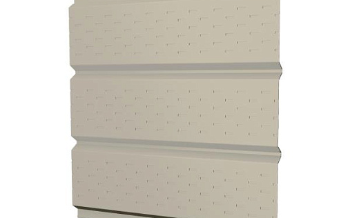 Металлический софит с полной перфорацией Grand Line с покрытием Полиэстер 0,4 мм RAL 9003