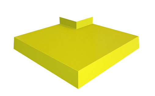 Угол отлива 200 внешний Grand Line с покрытием Полиэстер 0,45 мм RAL 1018